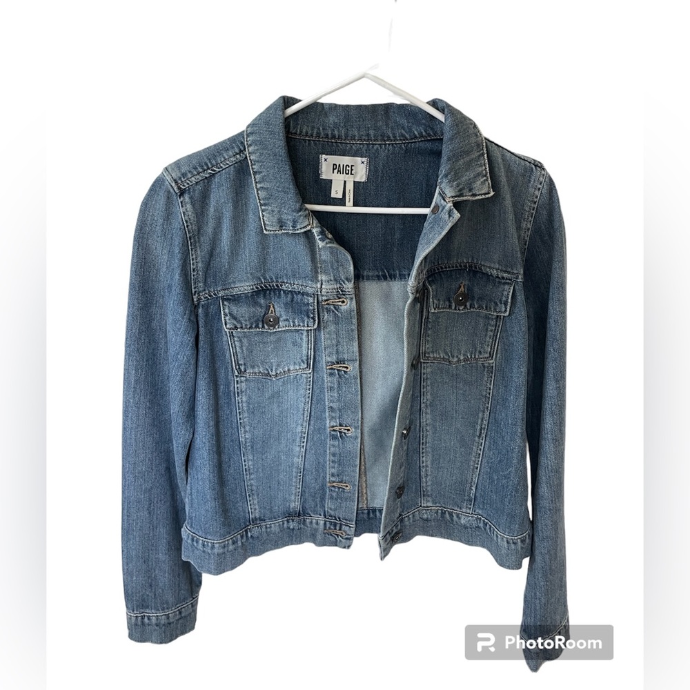 PAIGE lightweight denim women’s jacket size small